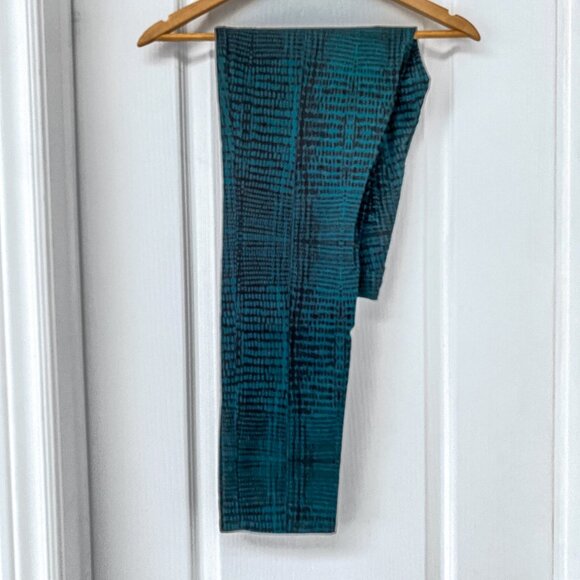 Calvin Klein - Teal Printed Skinny Jeans - 10 - Picture 2 of 9